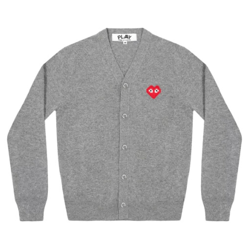 cgd cardigan uomo invader emblem grigio