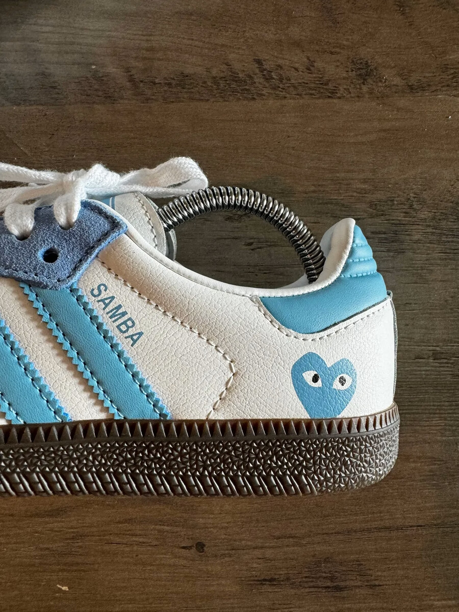 adidas samba x comme des garçons cielo blu