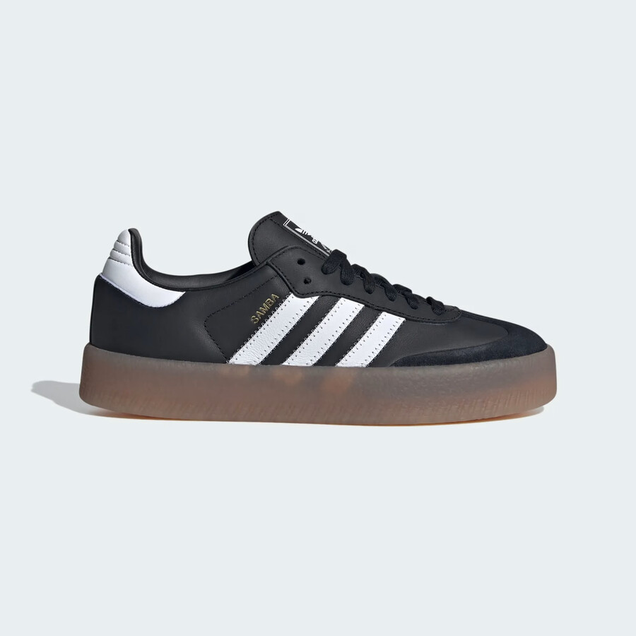 cdg adidas samba og bianco nero