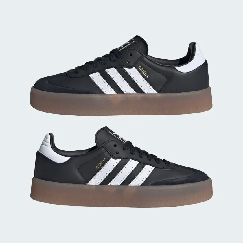 cdg adidas samba og bianco nero