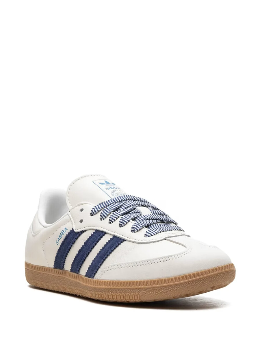 cdg adidas samba bianco sporco blu scuro