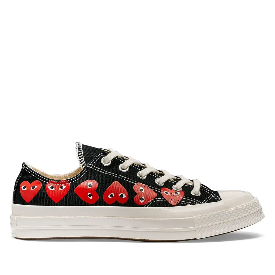 conerse multi hearts bassa nera