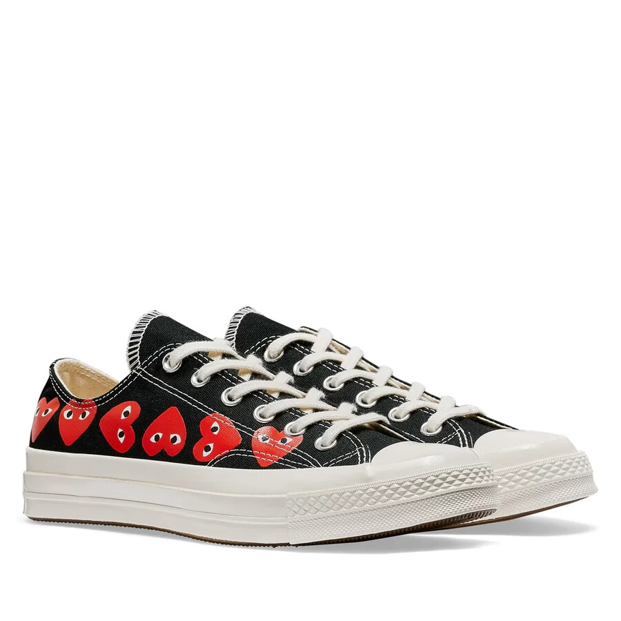 conerse multi hearts bassa nera