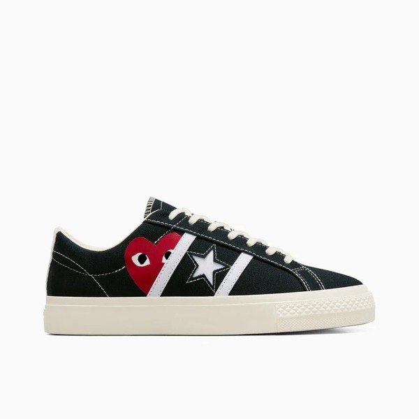 converse x play cdg one star academy pro nero