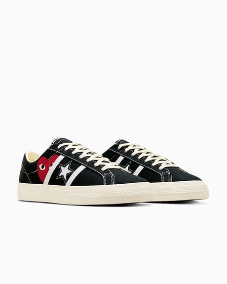 converse x play cdg one star academy pro nero