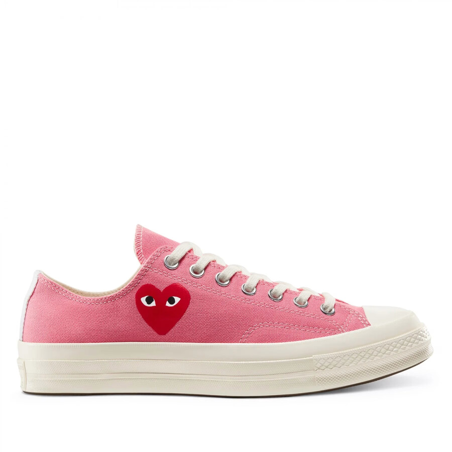 cdg converse spring low top rosa