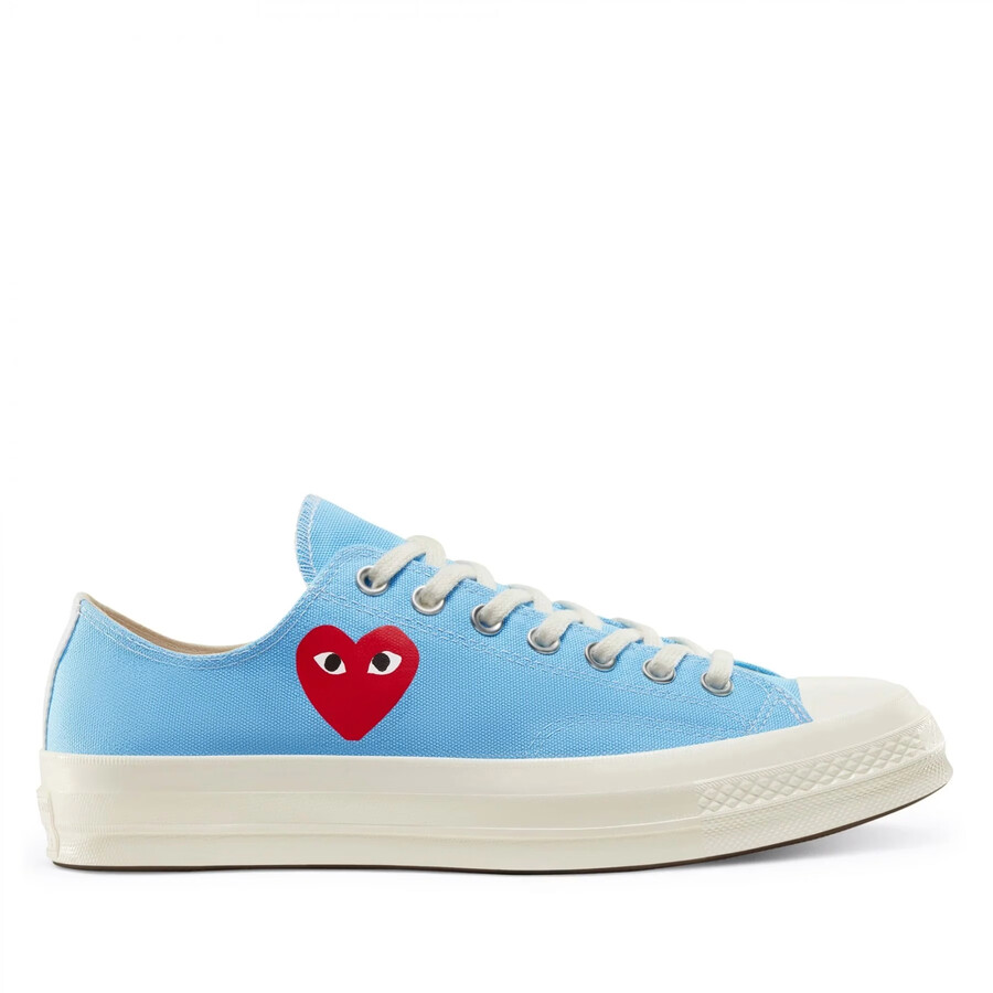 cdg converse spring low top blu