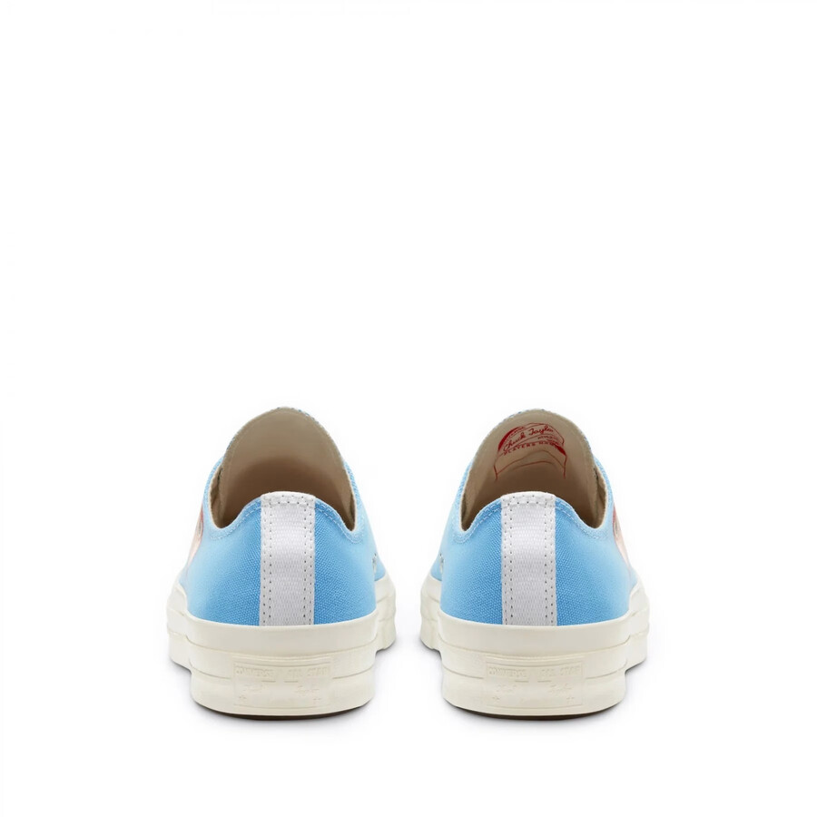 cdg converse spring low top blu