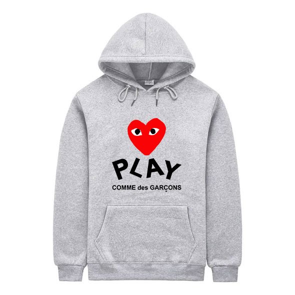 nuova felpa con cappuccio comme des garcons play