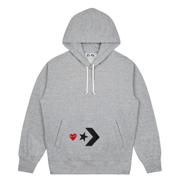 felpa con cappuccio play together x converse