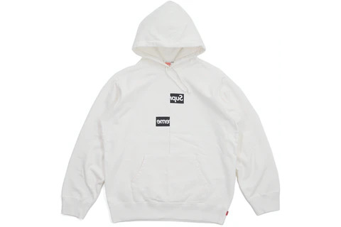 felpa con cappuccio supreme cdg shirt split box logo
