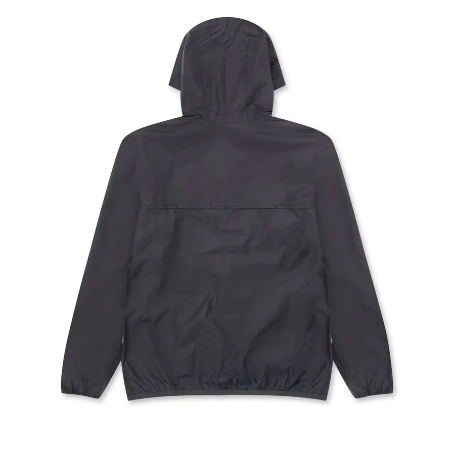giacca con zip beige e nera cdg x k-way