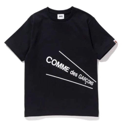 maglietta bape x comme des garcons osaka