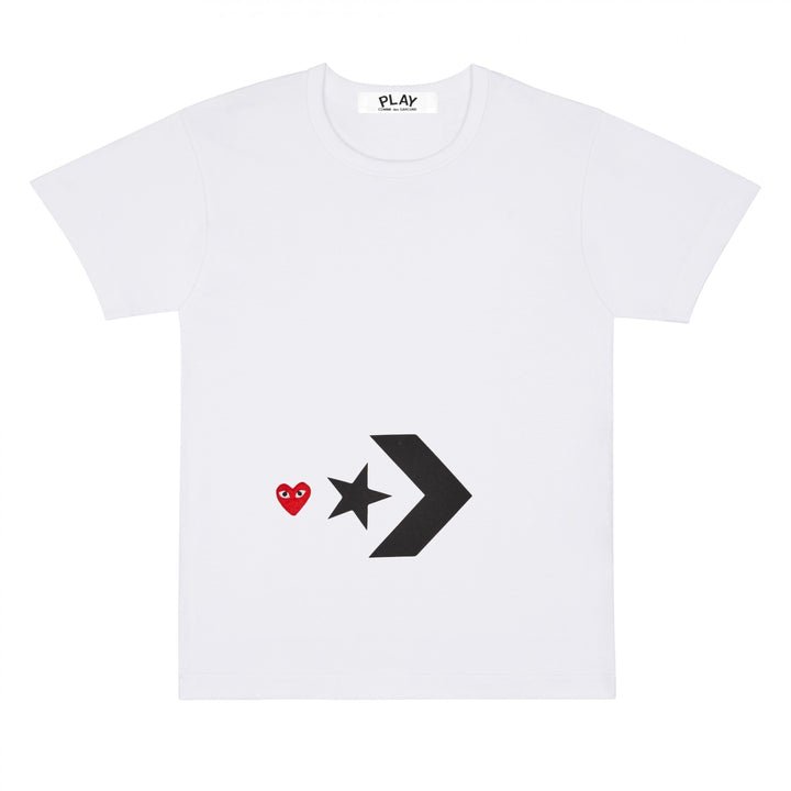 t-shirt gioca insieme x converse