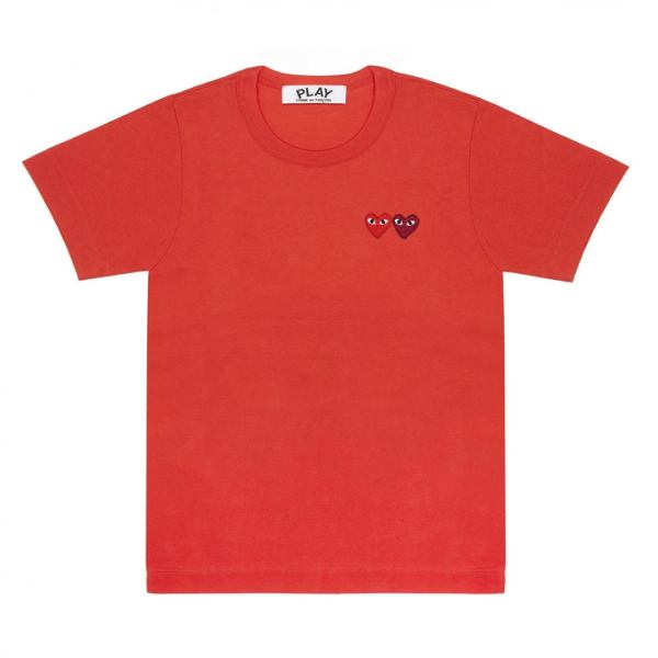t-shirt base gioca due emblemi rossa