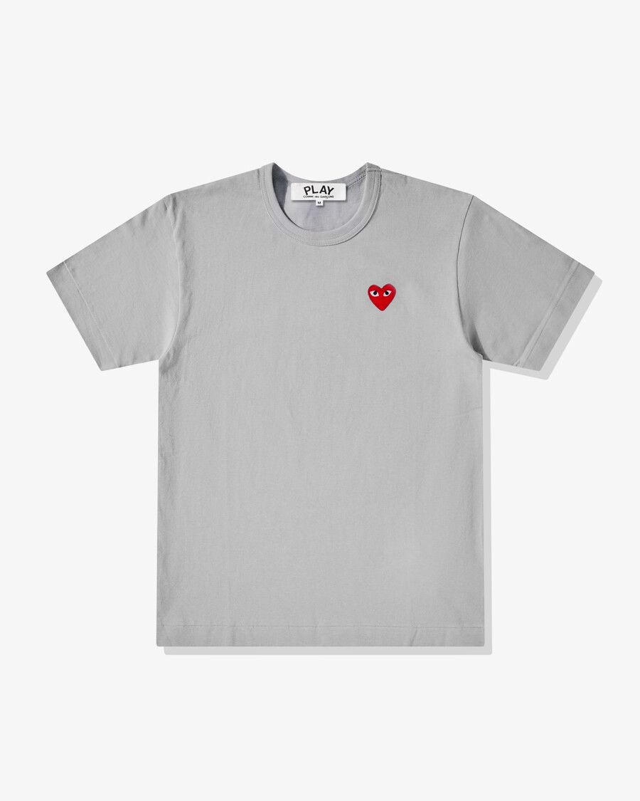 gioca - maglietta con piccolo cuore - grigio