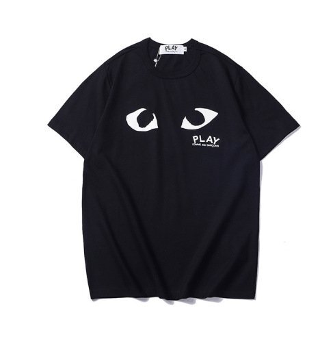 maglietta comme des garcons occhi neri
