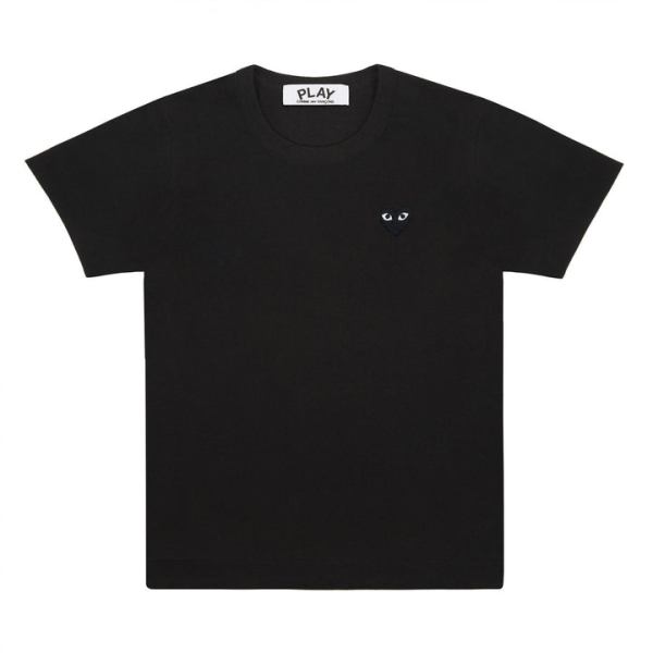 t-shirt basic play emblema nero nero