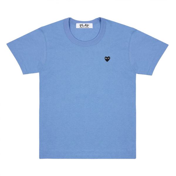 t-shirt gioca basic colorata piccolo emblema nero blu