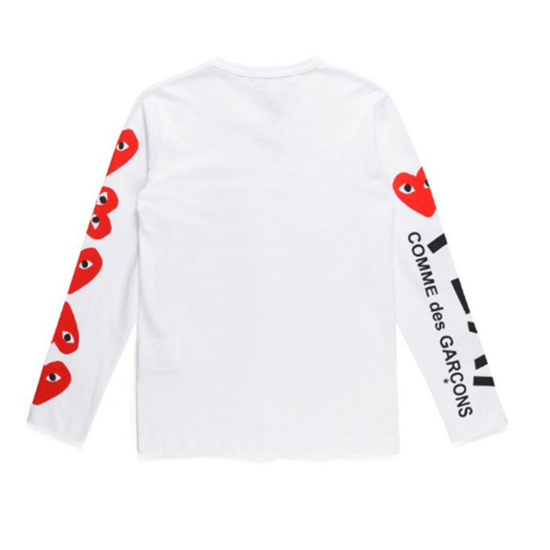 cdg play manica lunga