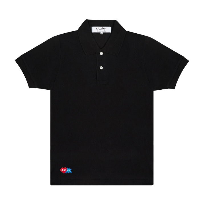 gioca a polo red invader heart blue emblem nero